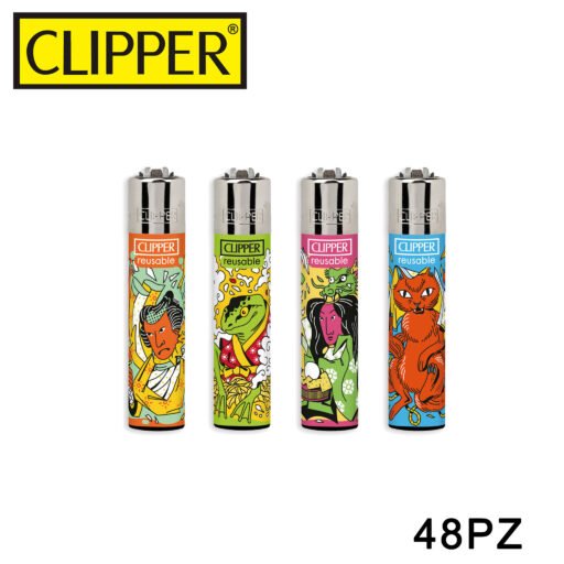Clipper Accendino Large Japan Gods A 48Pz