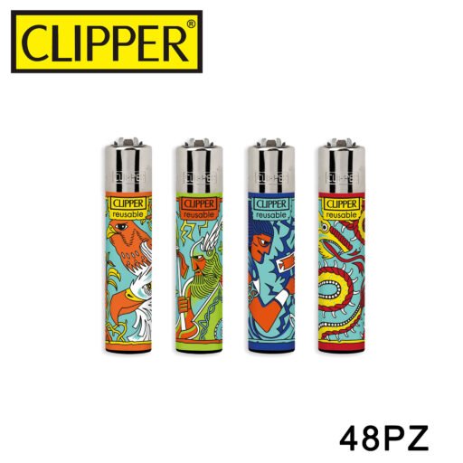 Clipper Accendino Large Gods A 48Pz
