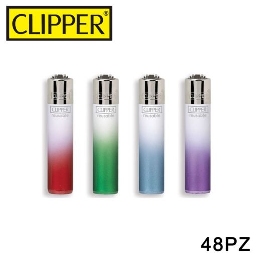 Clipper Accendino Micro Whyte Crystal Gradient 48Pz