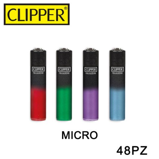 Clipper Micro Accendino Metallic Gradient 48Pz