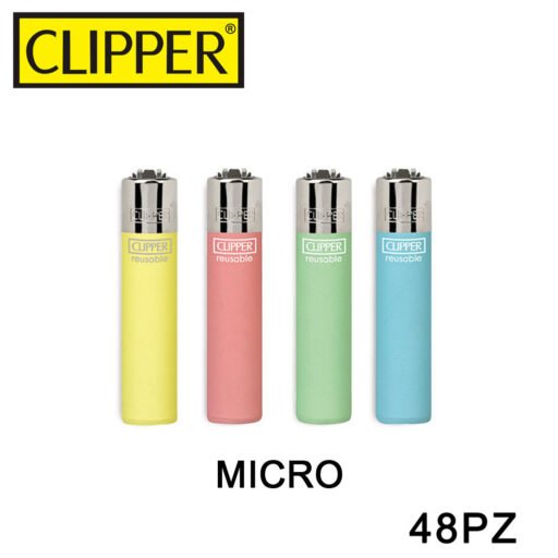 Clipper Micro Accendino Soft Touch 48Pz