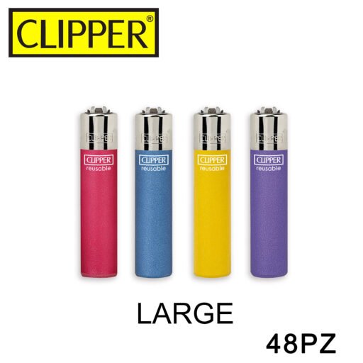 Clipper Accendino Large Metallic 5 48Pz