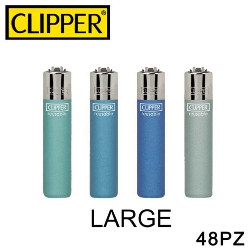 CLIPPER LARGE METTALIC AQUA 48PZ