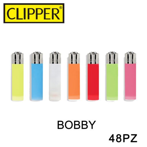 Clipper Accendino Bobby Traslucido 48Pz