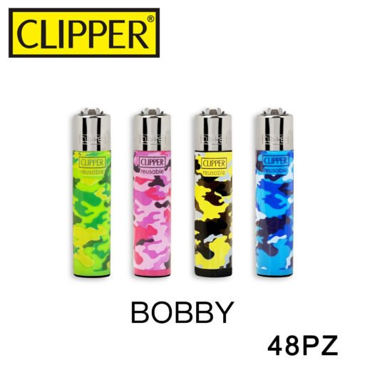 Clipper Accendino Bobby Camouflage 2 48Pz