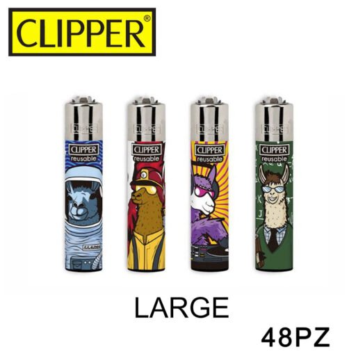 Clipper Accendino Large Llama Work 48Pz