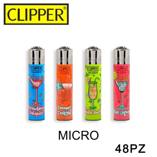 Clipper Micro Accendino Fresh Drinks 48Pz