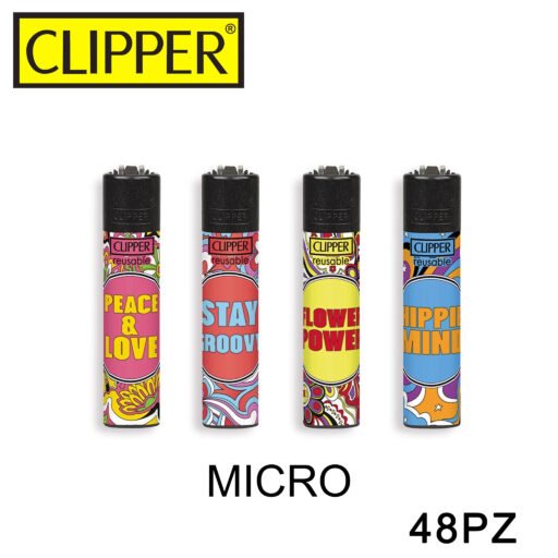 Clipper Micro Accendino Hippie Mind 48Pz
