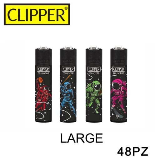 Clipper Accendino Large Astro Sports 48Pz