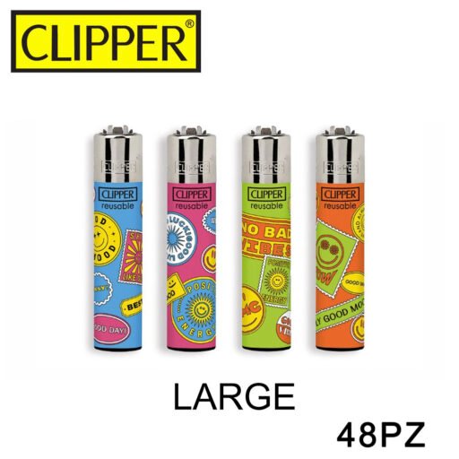Clipper Caccendino Large Happy Stamps 48Pz