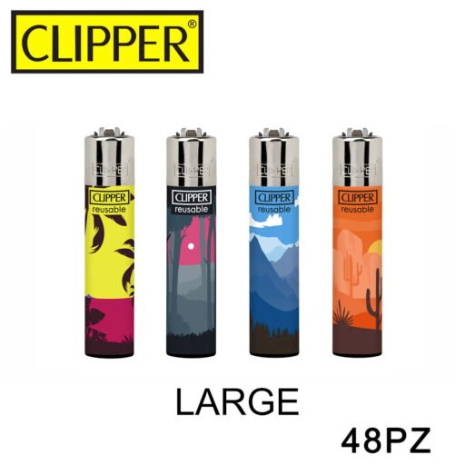 Clipper Accendino Large Natural Mix 48Pz