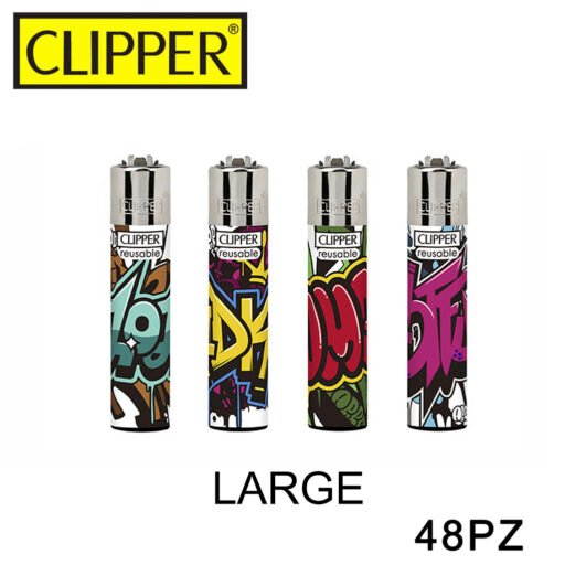 Clipper Accendino Large Cool Graf 48Pz