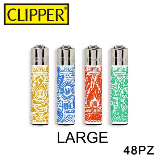 Clipper Accendino Large Mandala Elements 48Pz