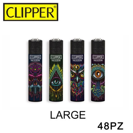 Clipper Accendino Large Rainbow 48Pz