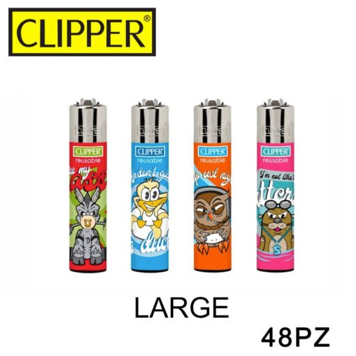 Clipper Accendino Large Animal Quotes 48Pz