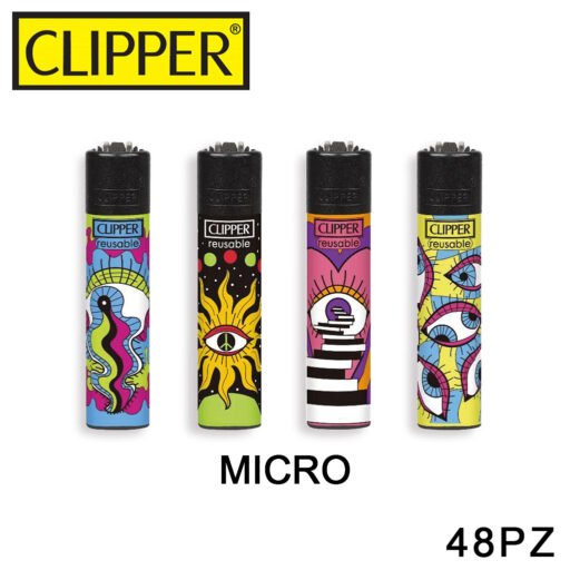 CLIPPER ACCENDINO MICRO HIPPIE VISION BWLB 48PZ