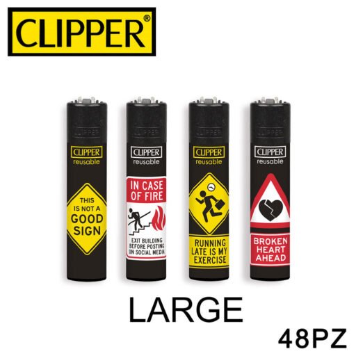 CLIPPER LARGE FUNNY SIGNS BW LB 48PZ