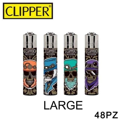 CLIPPER LARGE MARKED SKULLS 48PZ