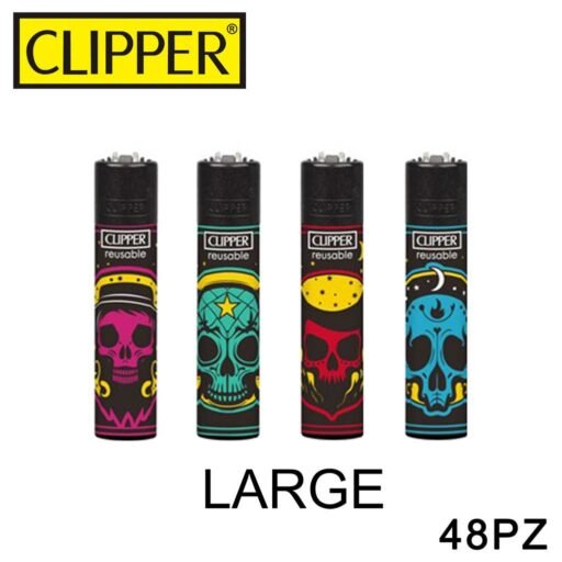 CLIPPER LARGE BLACK MAGIC SKULL 48PZ