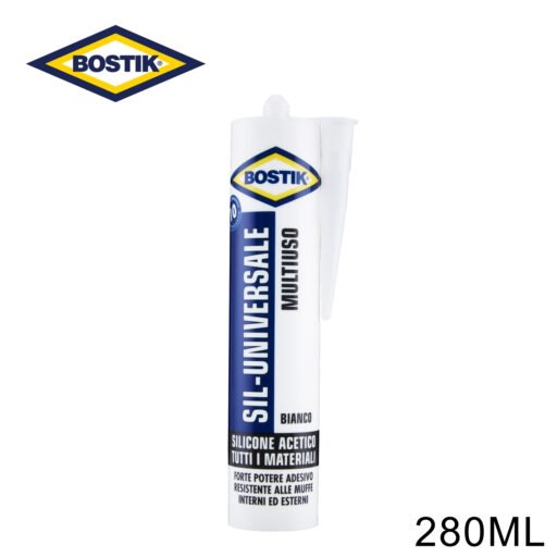 Silicone Bianco 280Ml Acetico Bostik Art.D2392 Pz1