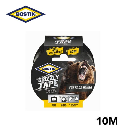 Grizzly 10Mt Tape Nero Bostik Art.6313702 Pz1