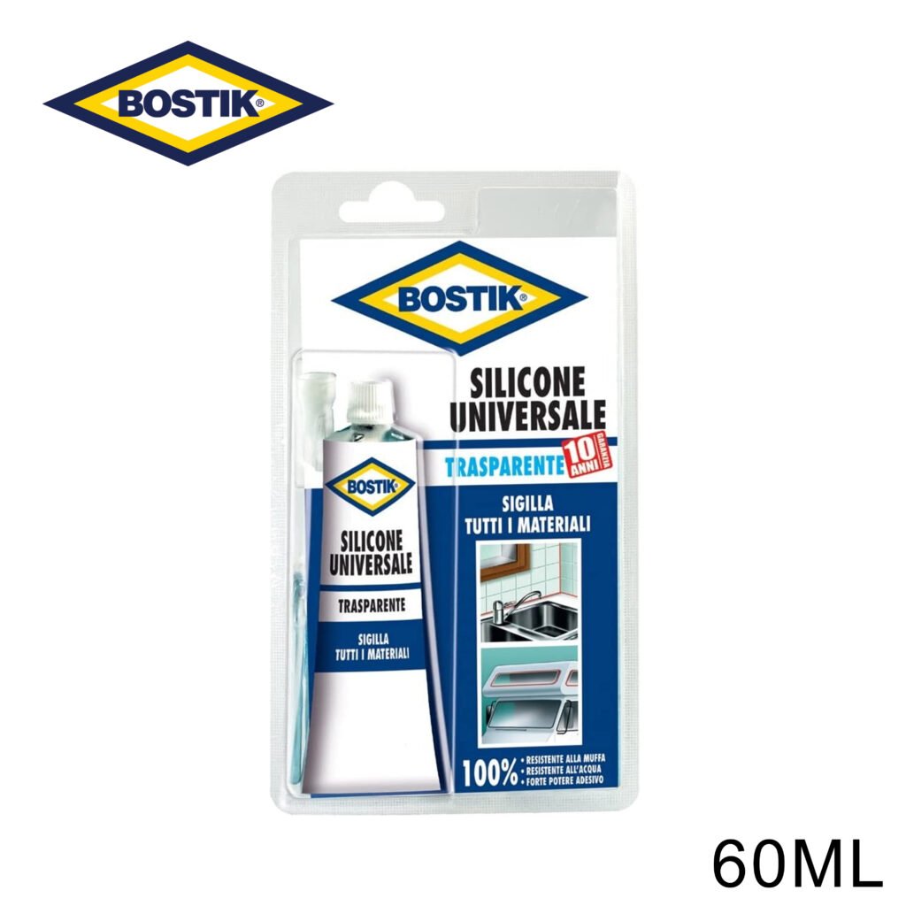 SILICONE 60ML TRASPARENTE BOSTIK ART.D2476 BL1