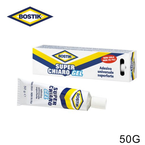 Super Chiaro Gel 50Gr Adesivo Bostik Art.6314904 D2333 Pz1