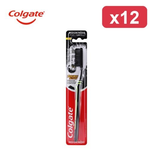 COLGATE SPAZZOLINO DOUBLE ACTION CARBONE