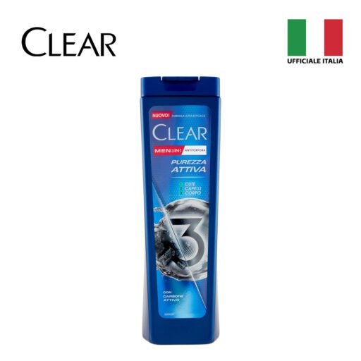 Clear Sh.225Ml Purezza Attiva 3In1 Art.1429842
