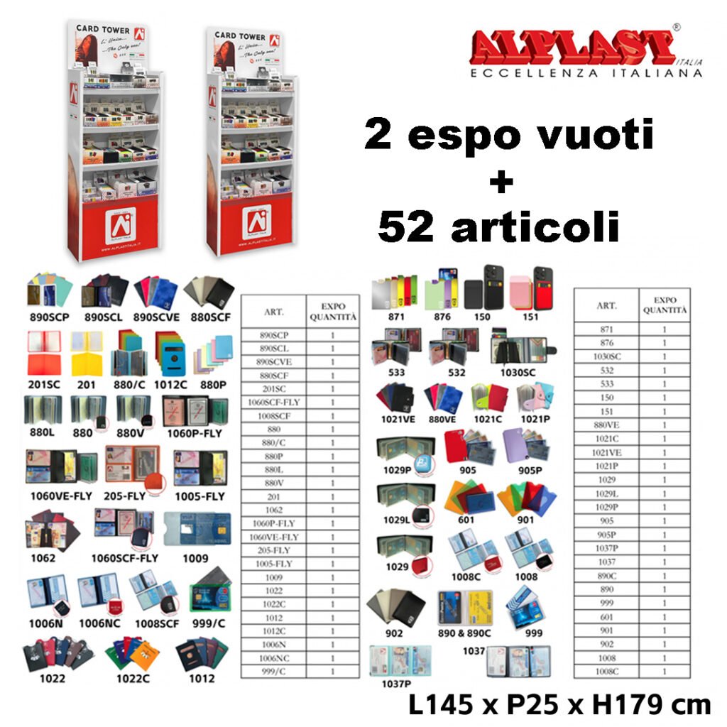 All In-2 Espositori Da Terra E Assortimento Versione Fly Alplast