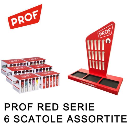 Art.40969076 Prof Expo Red Big Round Flint Big Display 6X25Pz