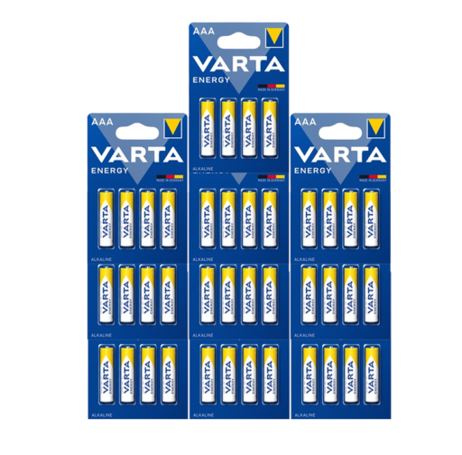 VARTA Energy pile alcaline mini stilo AAA LR03 1,5V cartone 10 blister da 4 EAN 4008496626458